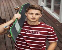 Ohlaker is also a trained skateboarder.